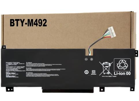 Bateria  msi bty m492 connecteur blanc