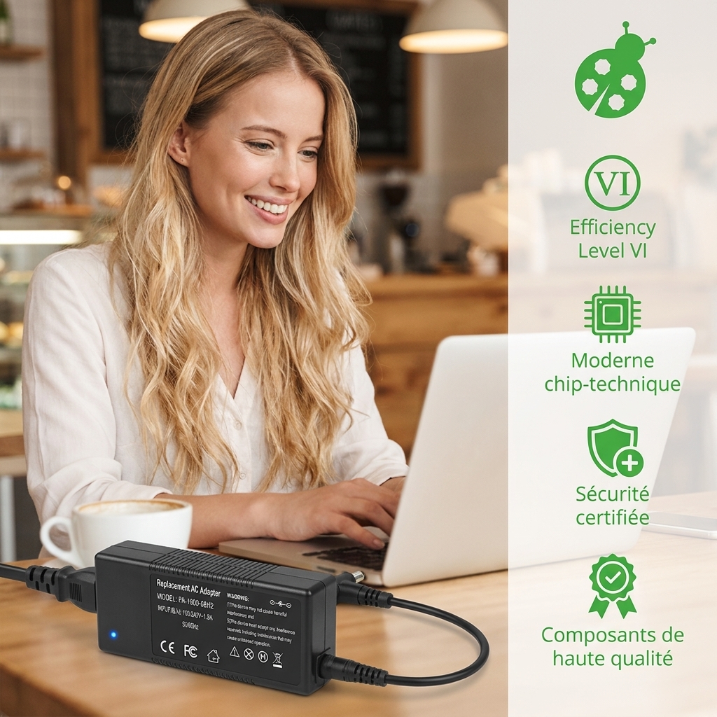 Cargador ordenador portatil y notebook clevo w650rb