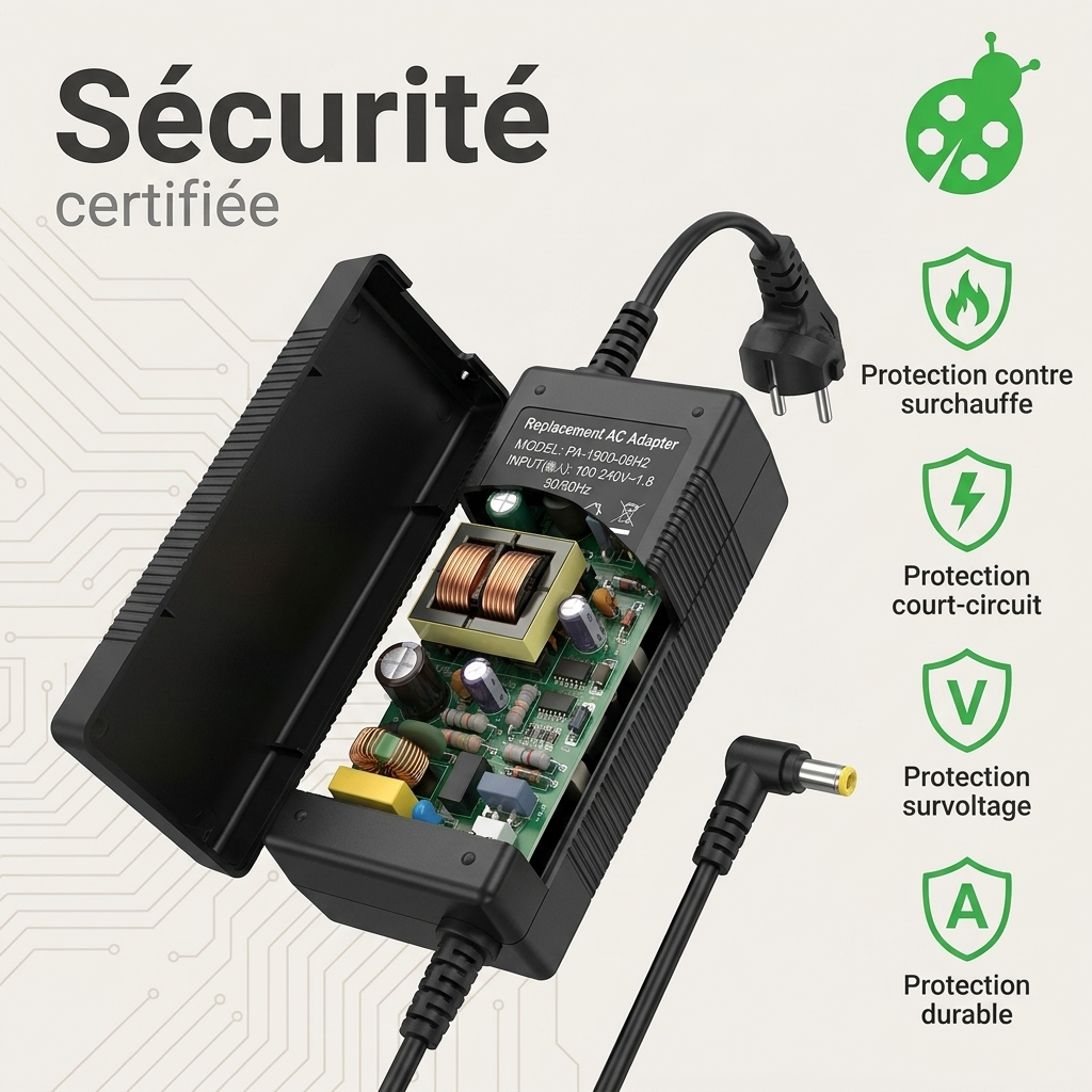 Cargador ordenador portatil y notebook hipro hp ow135f13
