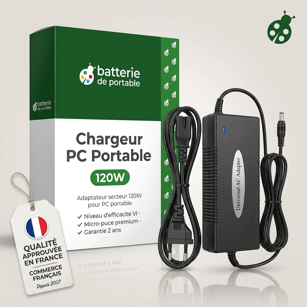 Adaptateur 120w cargador ordenador portátil universel