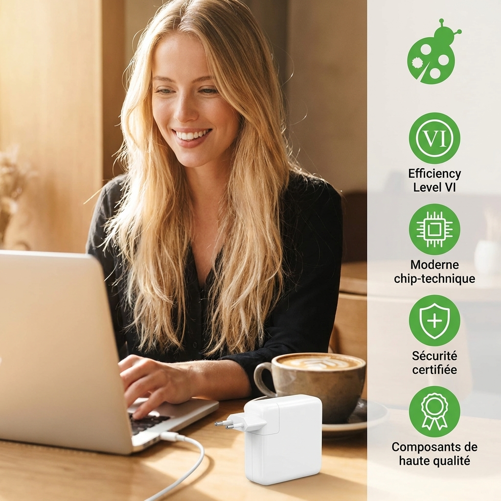 Cargador ordenador portatil y notebook  macbook pro 15.4 2.53ghz core 2 duo