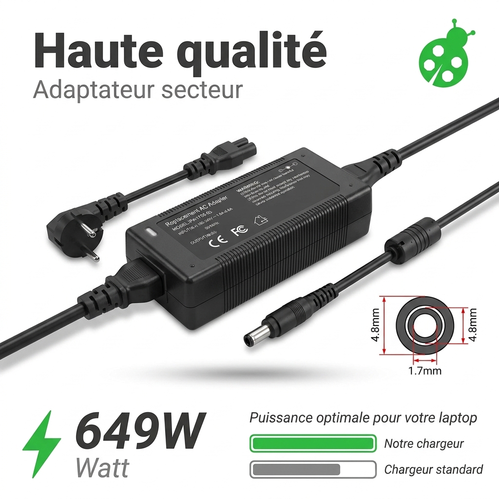 Cargador ordenador portatil y notebook hp  pavilion 15 b150ef