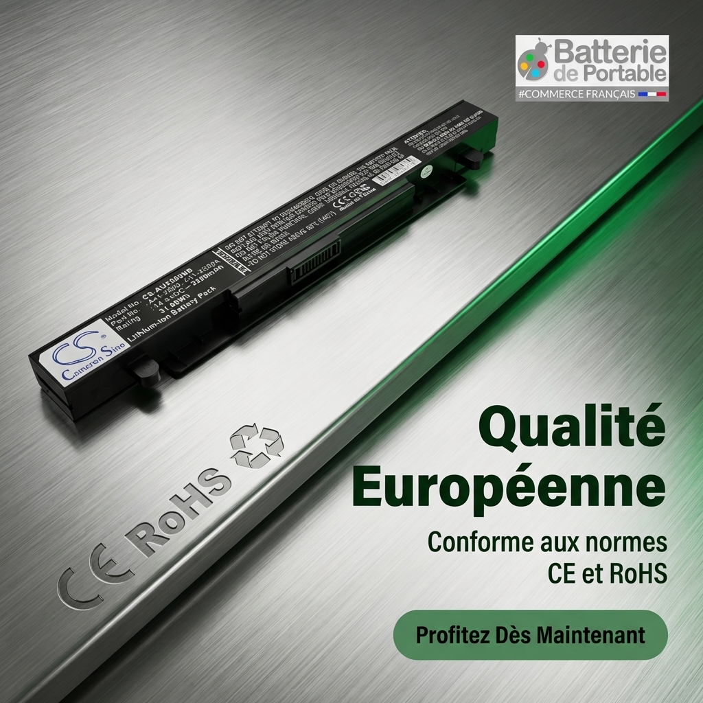 Bateria ordenador portatil y notebook asus r510jx dm225t