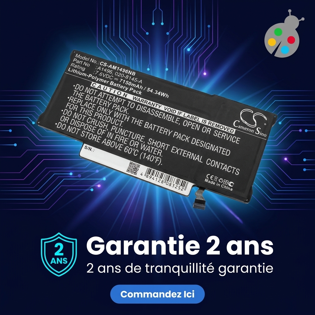Bateria ordenador portatil y notebook  macbook air 13 début 2015