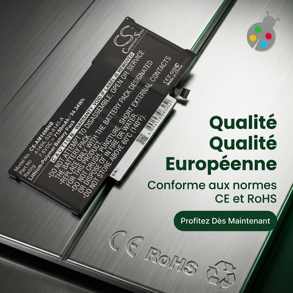Bateria ordenador portatil y notebook  macbook air 13 début 2015