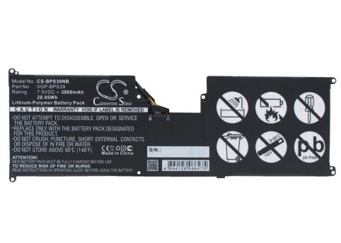 Bateria  sony vgp bps39