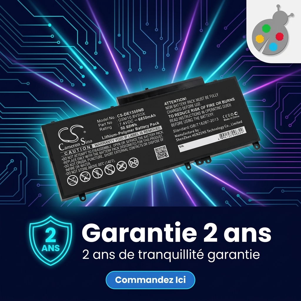 Bateria ordenador portatil y notebook dell latitude e5550 15.6