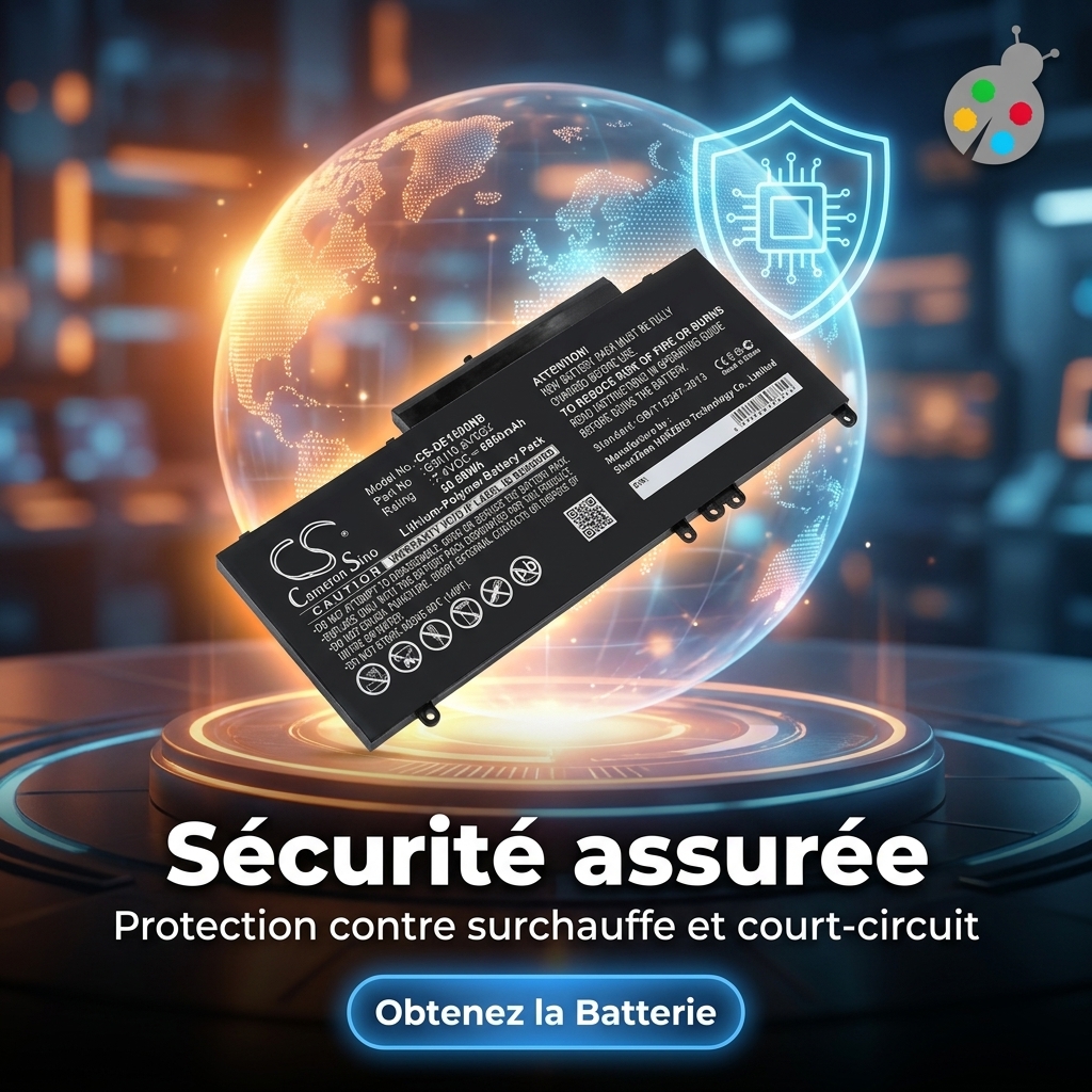 Bateria ordenador portatil y notebook dell latitude e5550 15.6