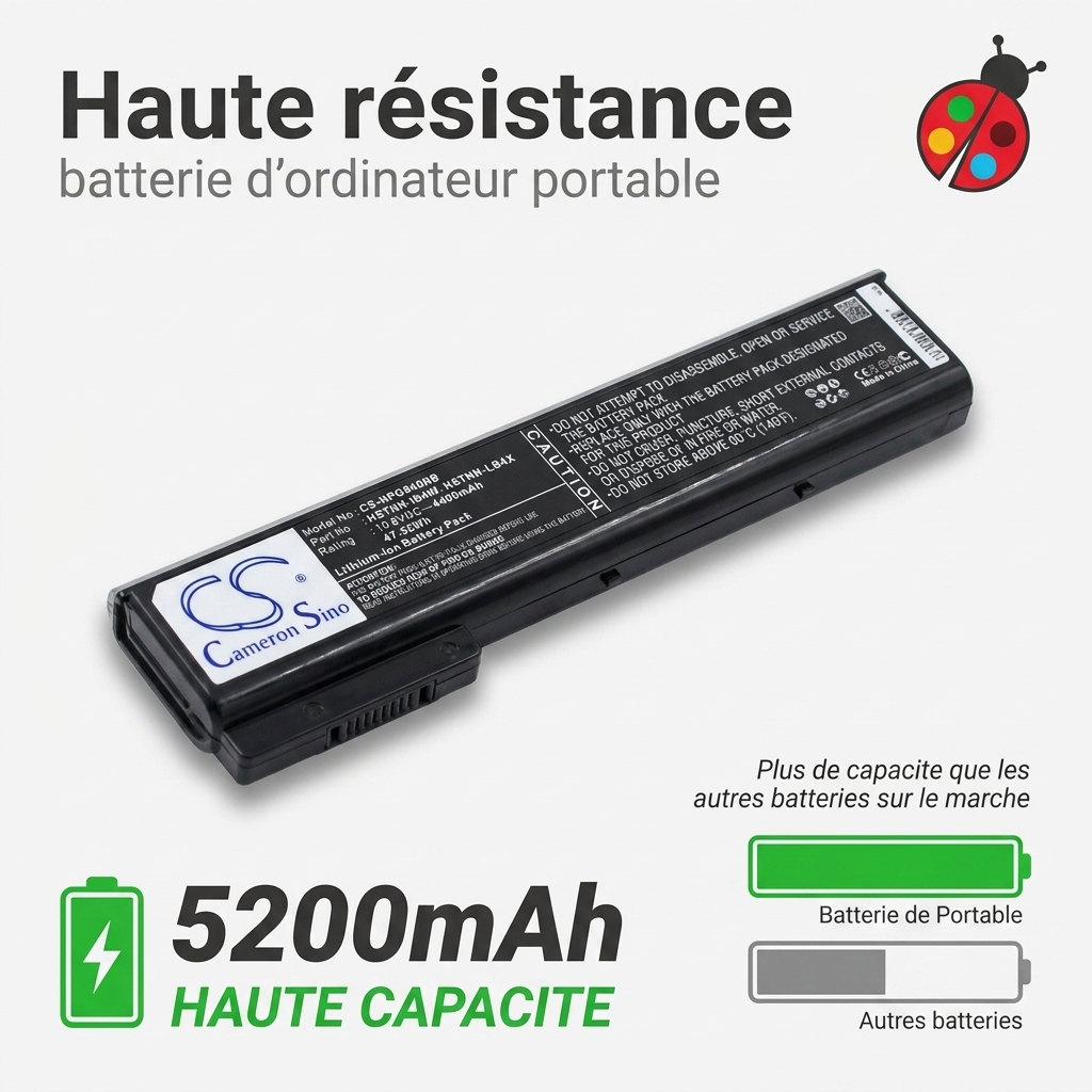 Bateria ordenador portatil y notebook hp probook 640 g1