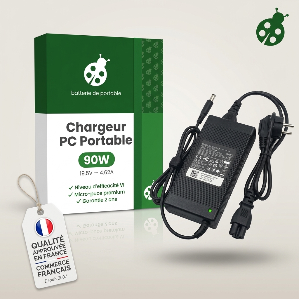 Cargador para ordenador portatil y notebook dell studio 14 (1450)