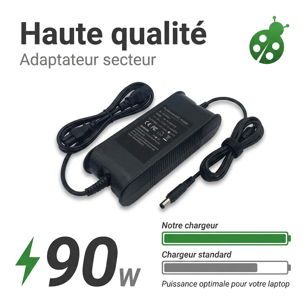 Cargador ordenador portatil y notebook dell studio 14 (1457)