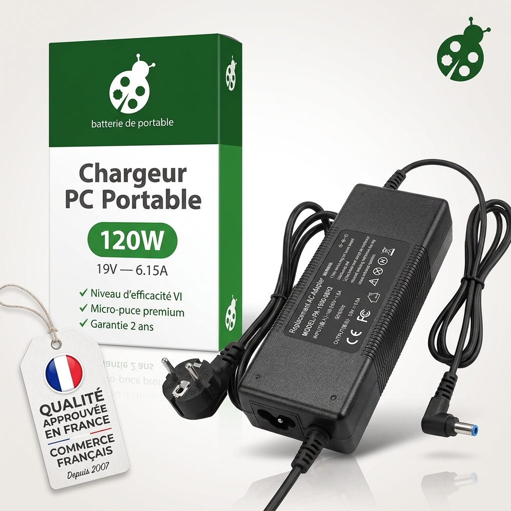 Cargador para ordenador portatil y notebook hp  envy touchsmart 17-j101ni