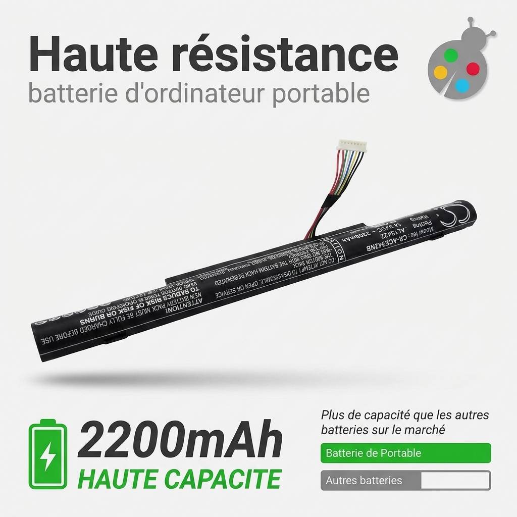 Bateria ordenador portatil y notebook acer travelmate p277