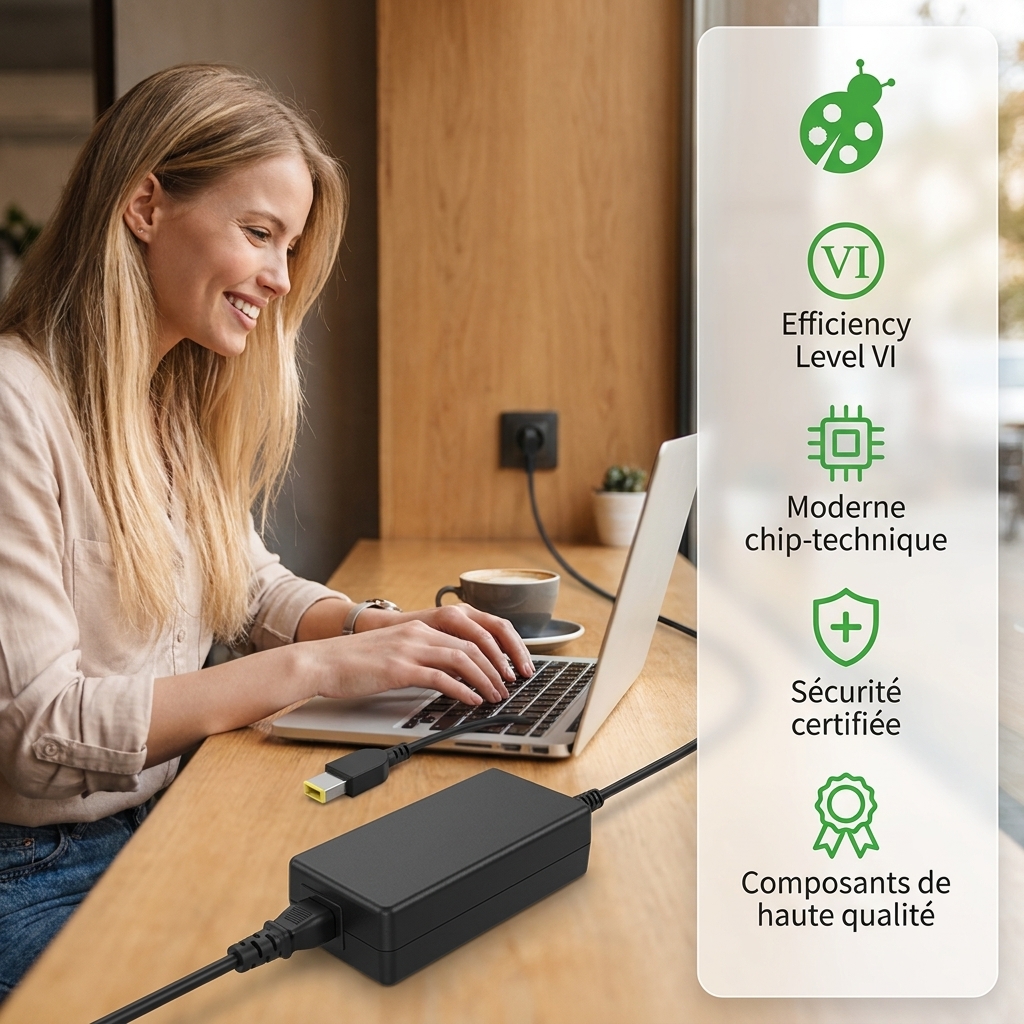 Cargador ordenador portatil y notebook lenovo ideapad 300