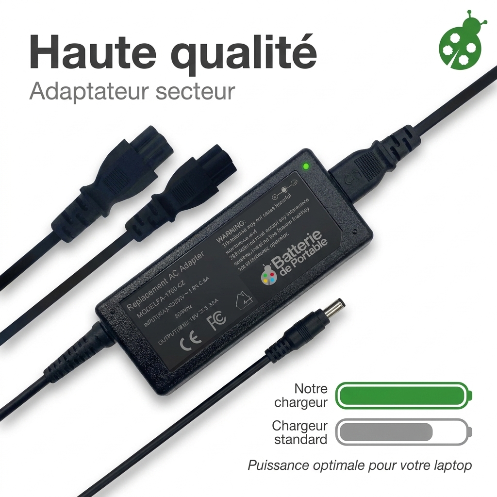 Cargador ordenador portatil y notebook medion akoya e1240t