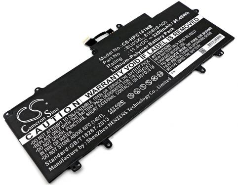 Batería para ordenador portatil y notebook hp chromebook 14 g4