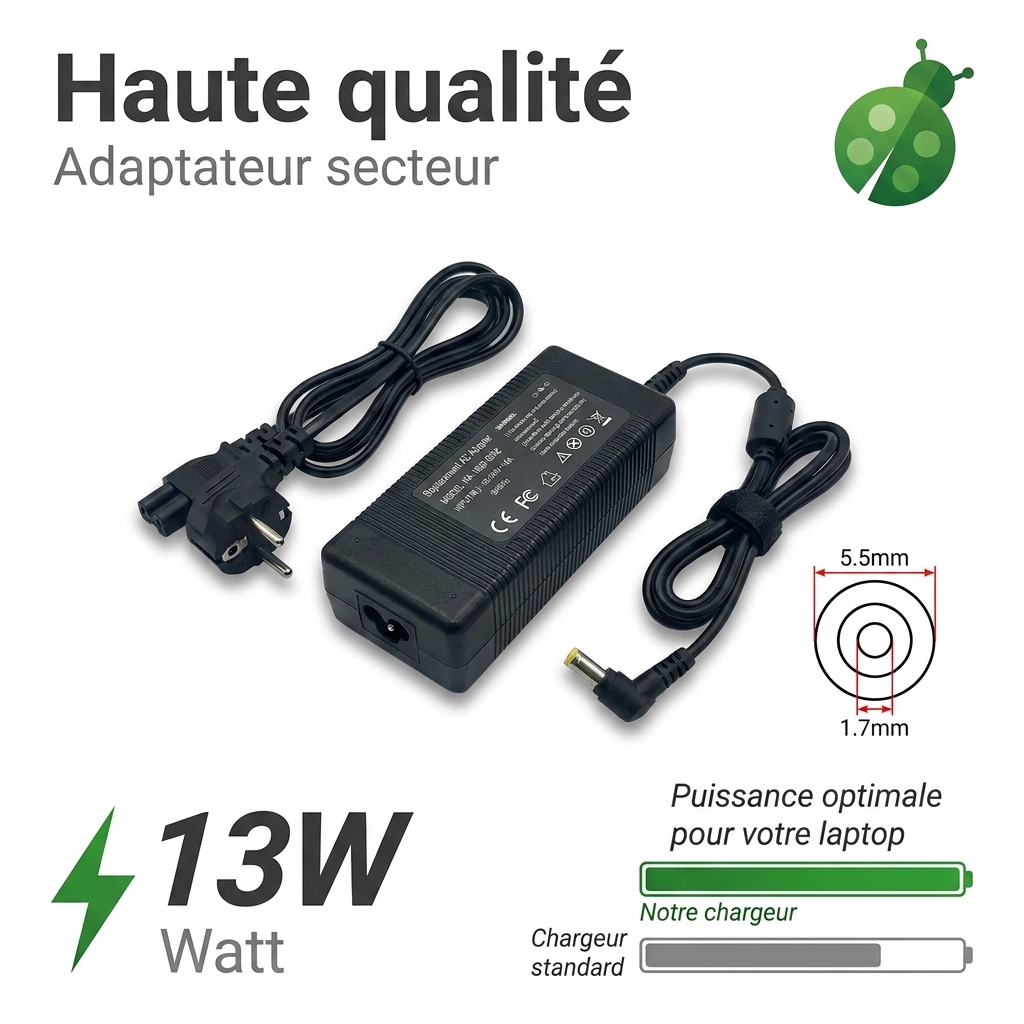 Cargador para acer conceptd 5 cn517 71 76fu