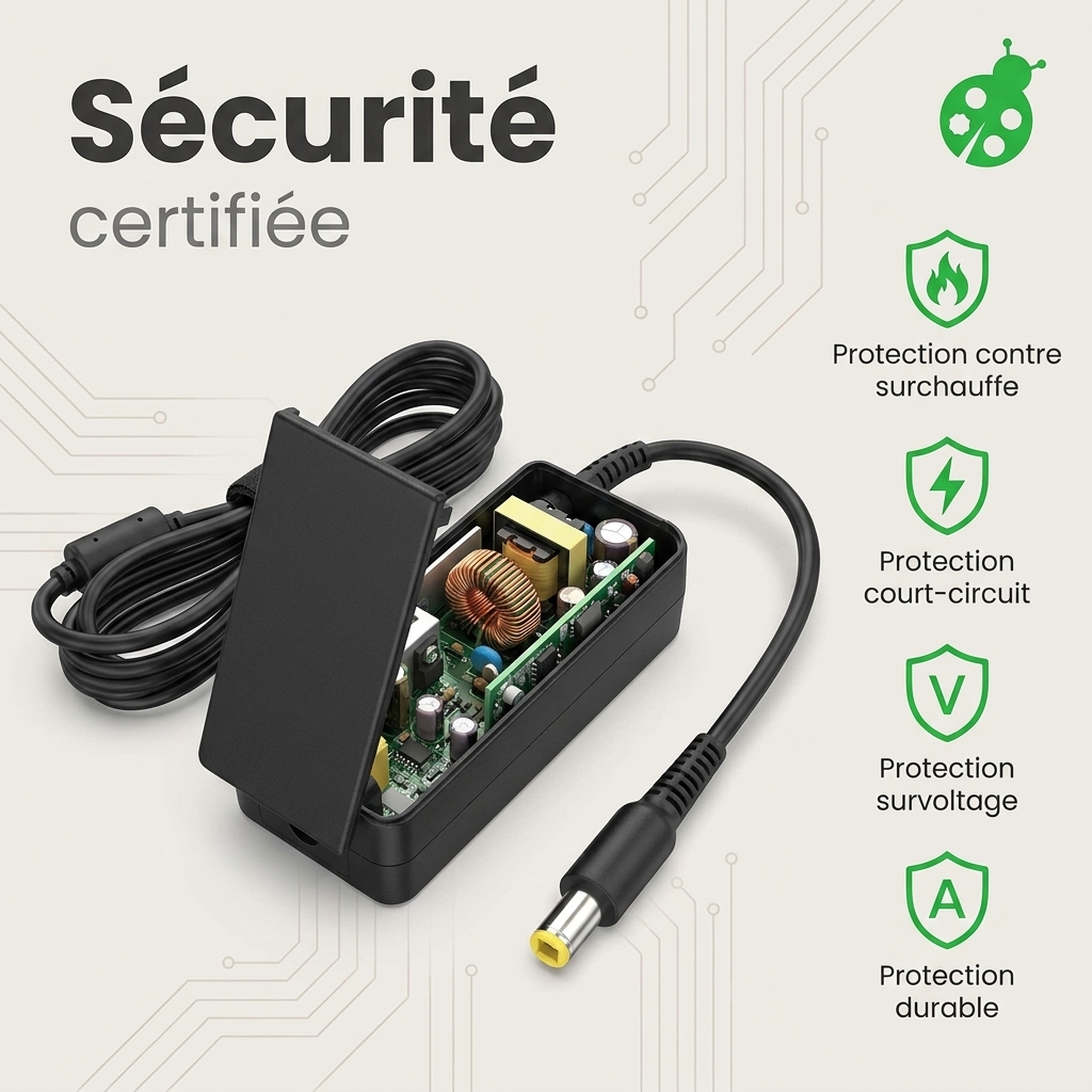 Cargador ordenador portatil y notebook lenovo b70