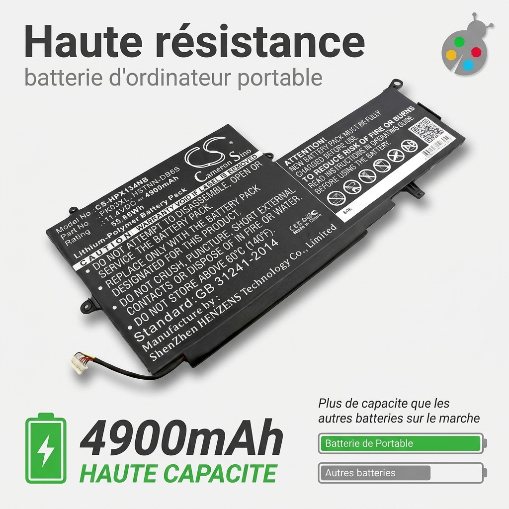 Bateria ordenador portatil y notebook hp spectre x360 convertible pc 13