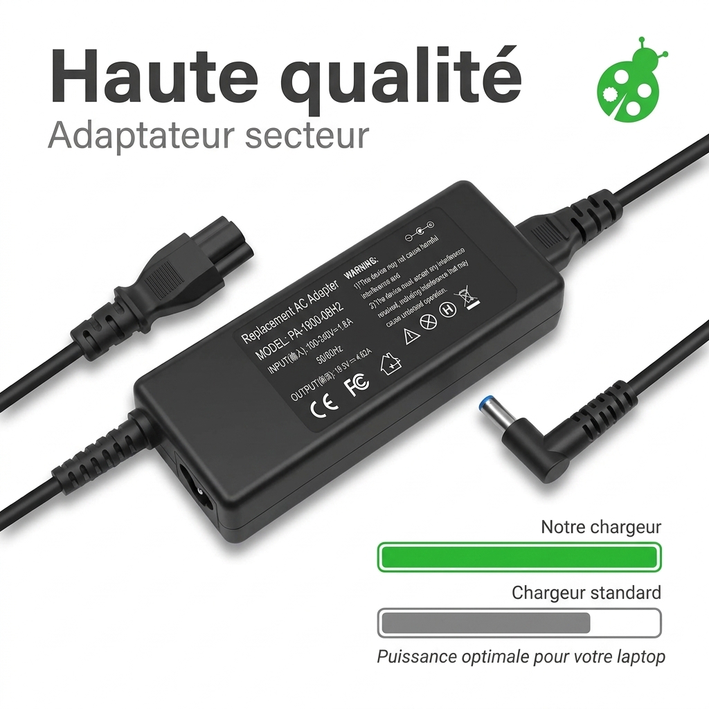 Cargador ordenador portatil y notebook hp  14 am023nf