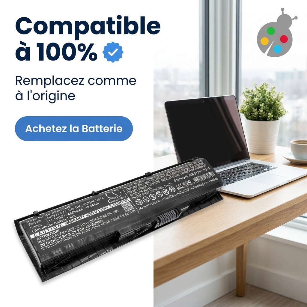 Bateria ordenador portatil y notebook hp omen 17 w013ng