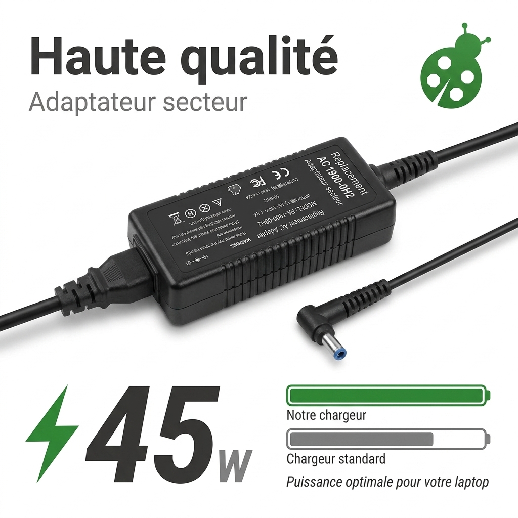 Cargador ordenador portatil y notebook hp  pavilion x360 14 ba008nf