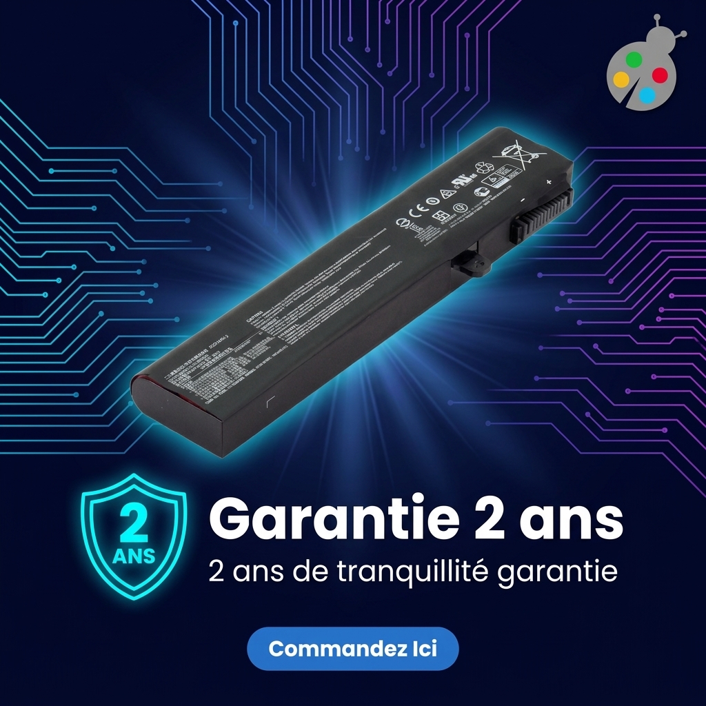 Bateria ordenador portatil y notebook msi gp62mvr 7rf