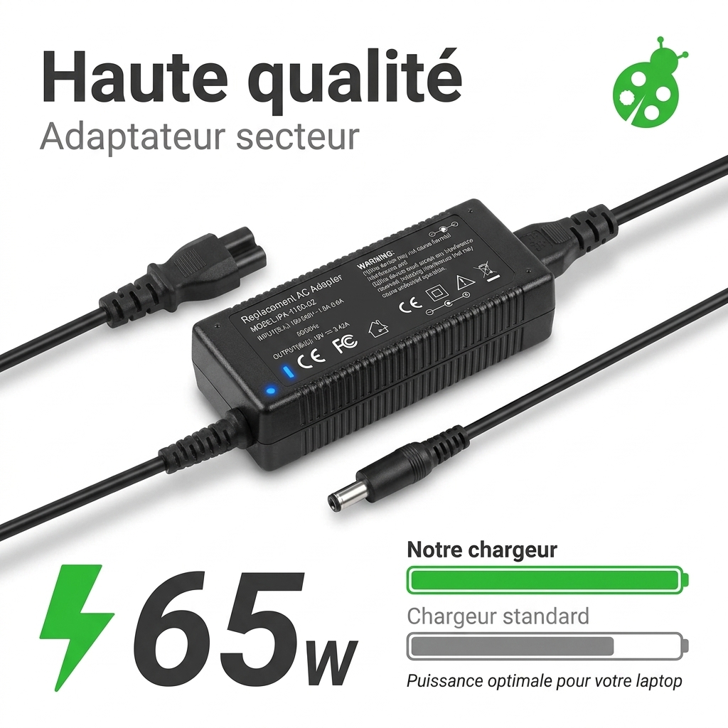 Cargador ordenador portatil y notebook asus vivobook e203mah