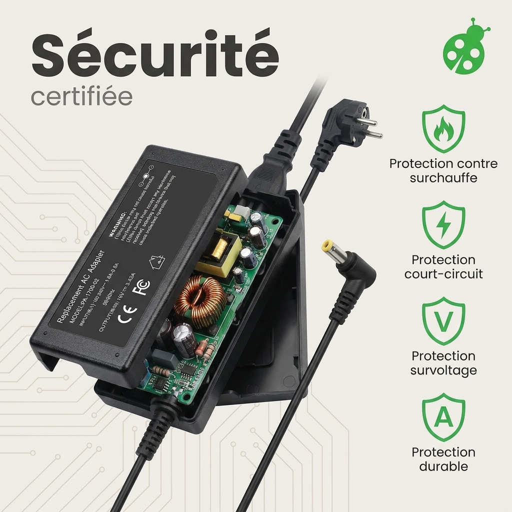 Cargador ordenador portatil y notebook asus r414ba