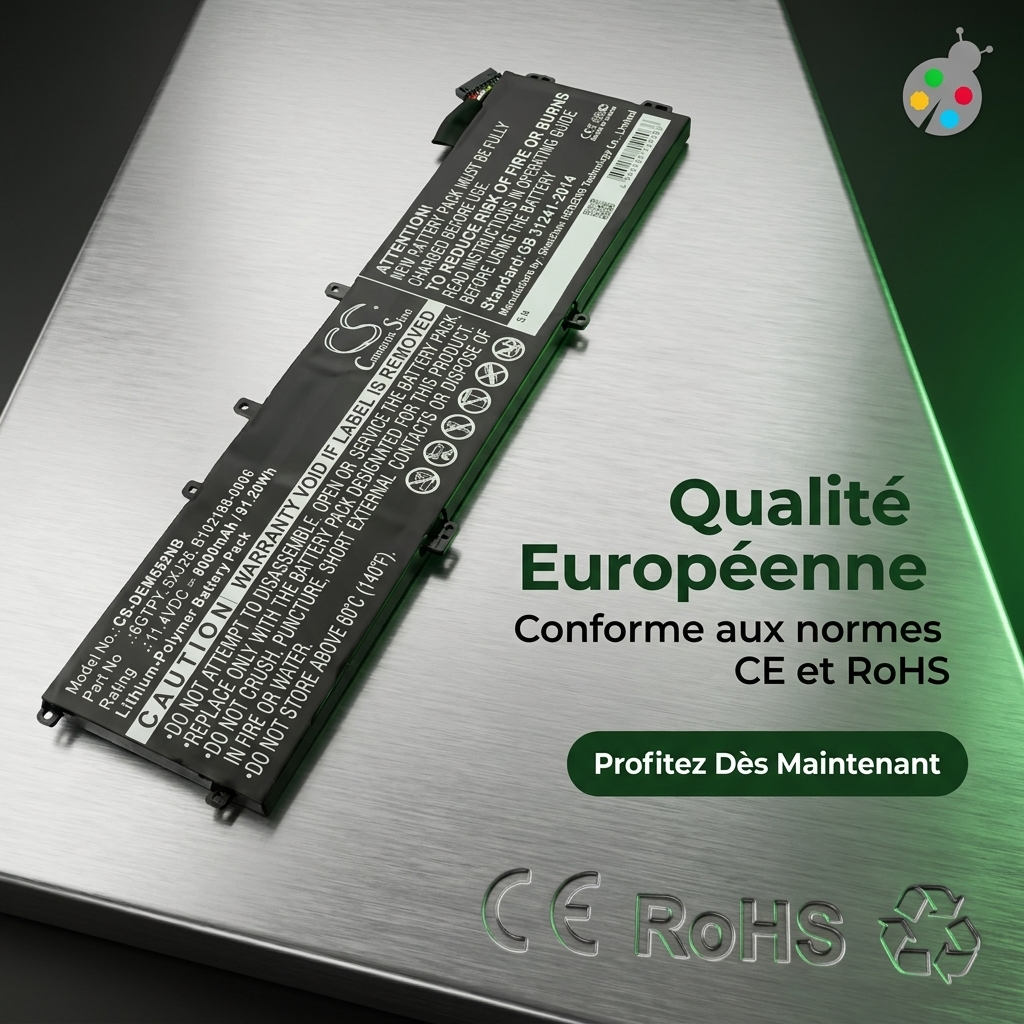 Bateria ordenador portatil y notebook dell precision 5530