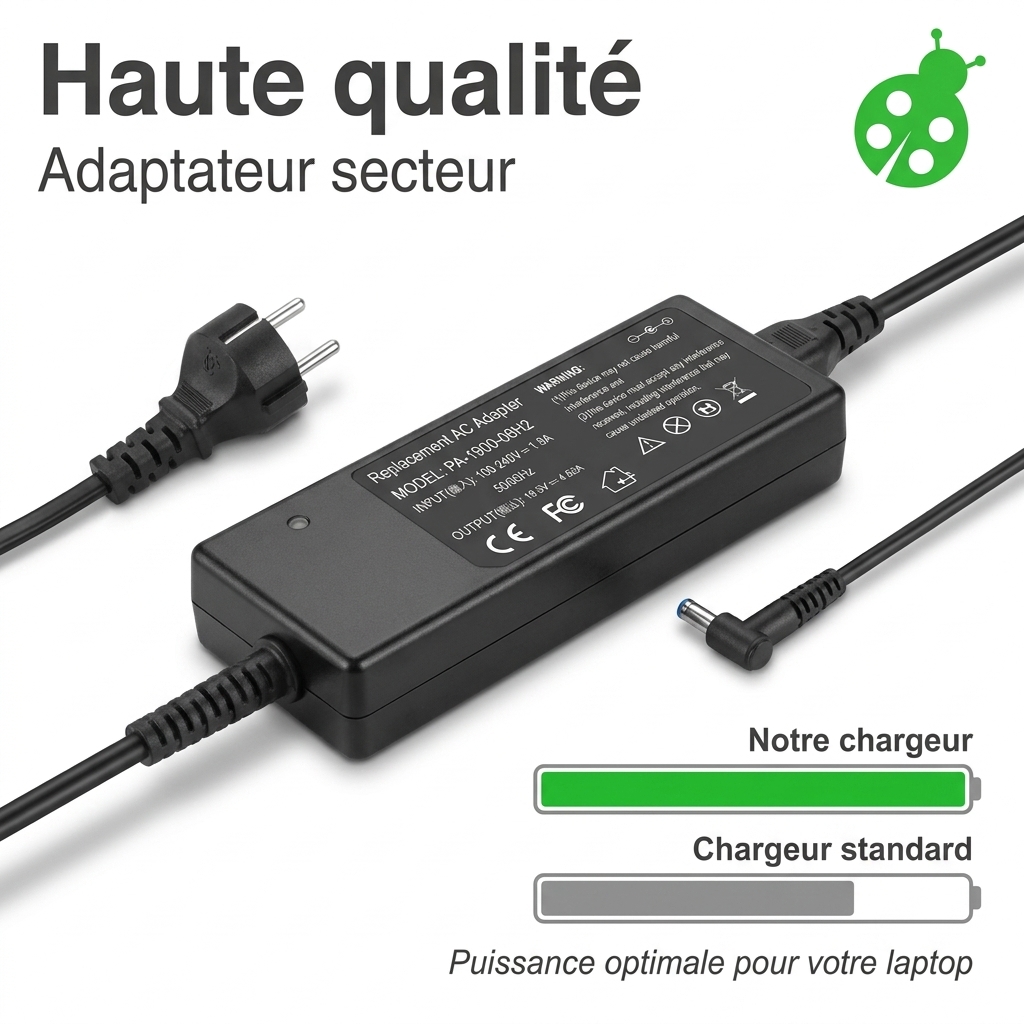 Cargador ordenador portatil y notebook hp  pavilion 14 ce0040nf