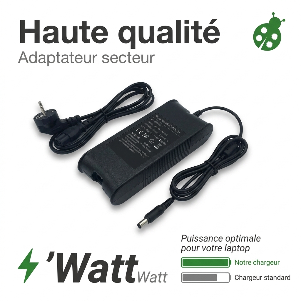 Cargador ordenador portatil y notebook dell latitude 7390