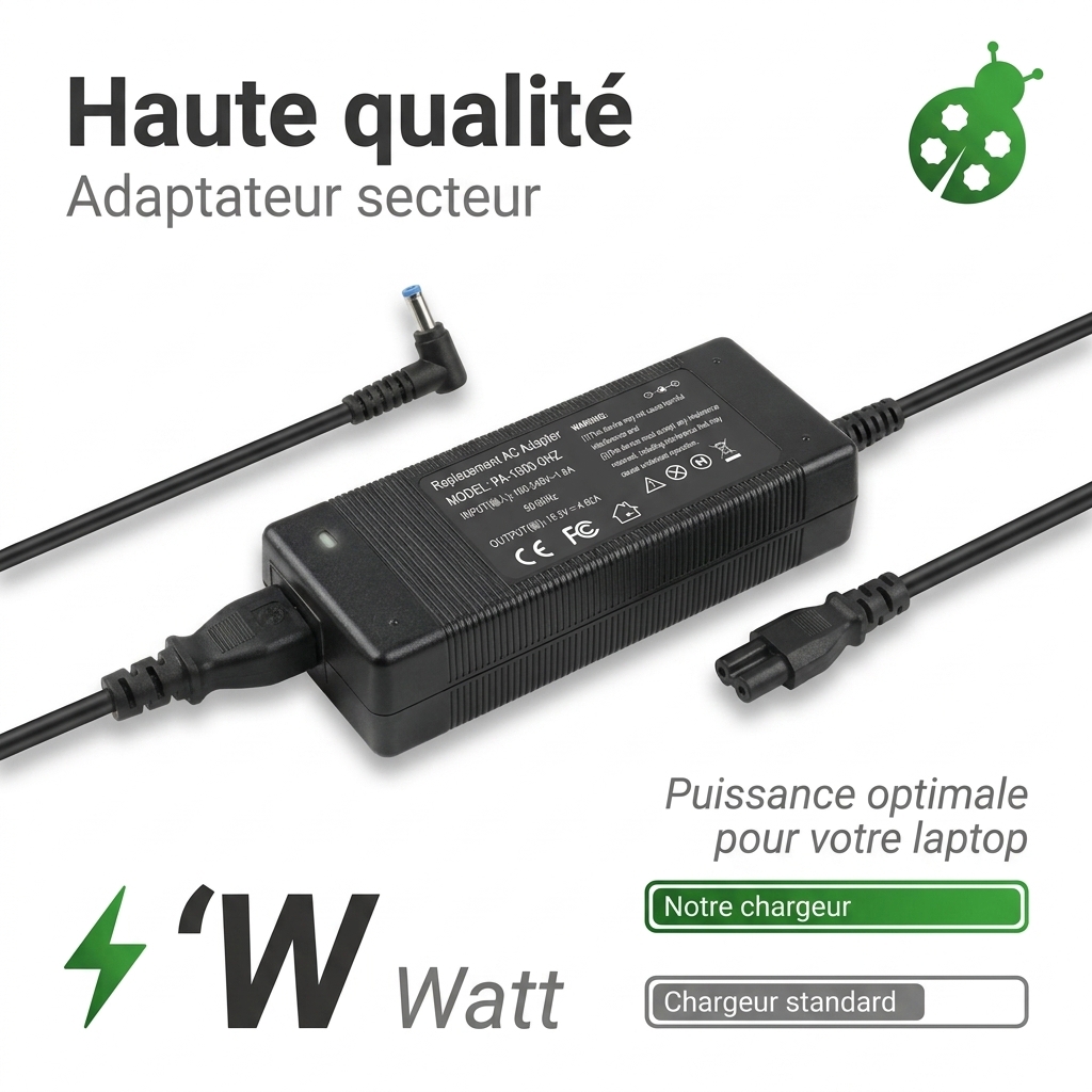 Cargador ordenador portatil y notebook hp  pavilion x360 14 ba081nd