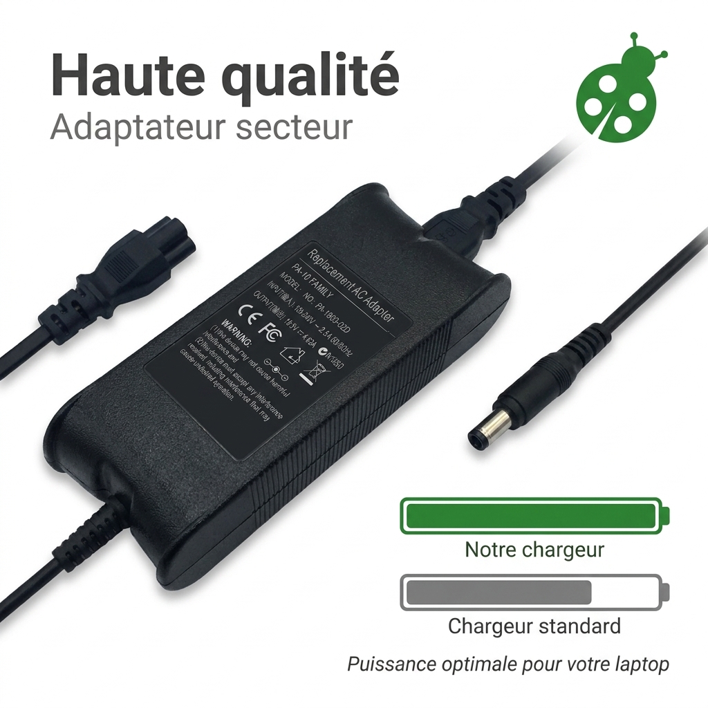 Cargador ordenador portatil y notebook dell inspiron 15 3543 3702
