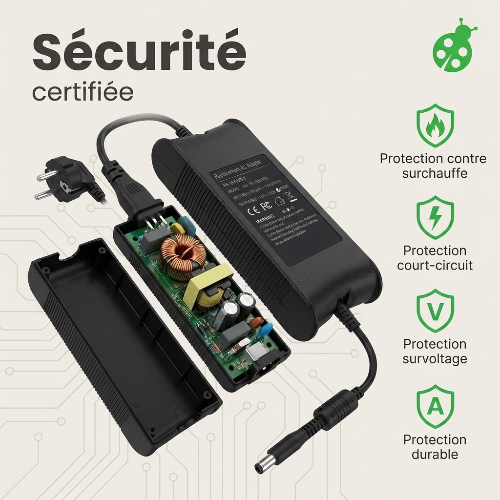Cargador ordenador portatil y notebook dell xps pp25l