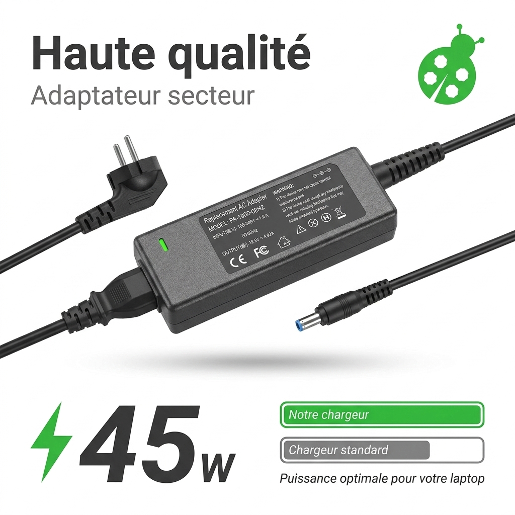 Cargador ordenador portatil y notebook hp  11 g2