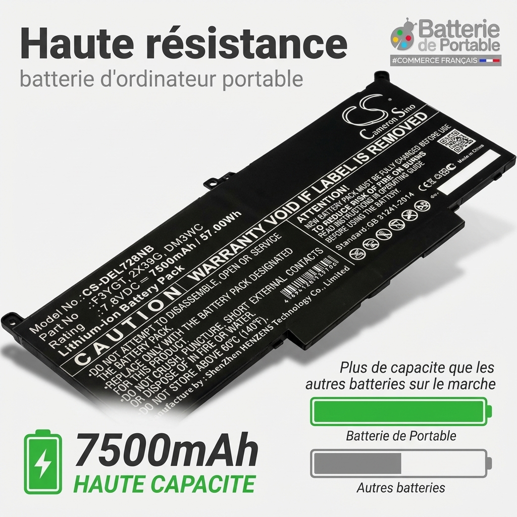 Bateria ordenador portatil y notebook dell latitude 7390