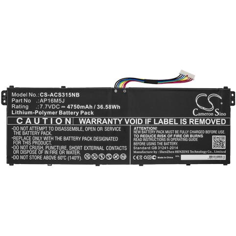 Bateria  acer 2icp4 80 104ap16m5j