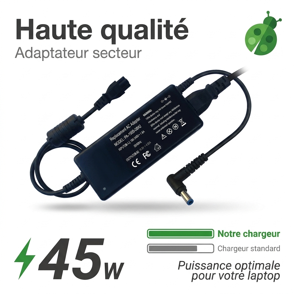 Cargador ordenador portatil y notebook hp  14 dk0001nc