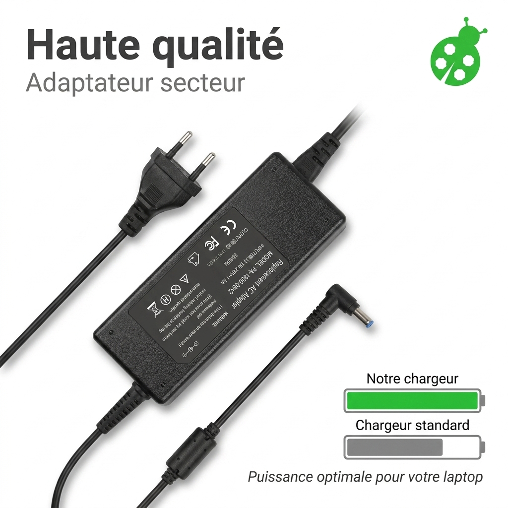Cargador ordenador portatil y notebook hp  pavilion 14 ck0007nf