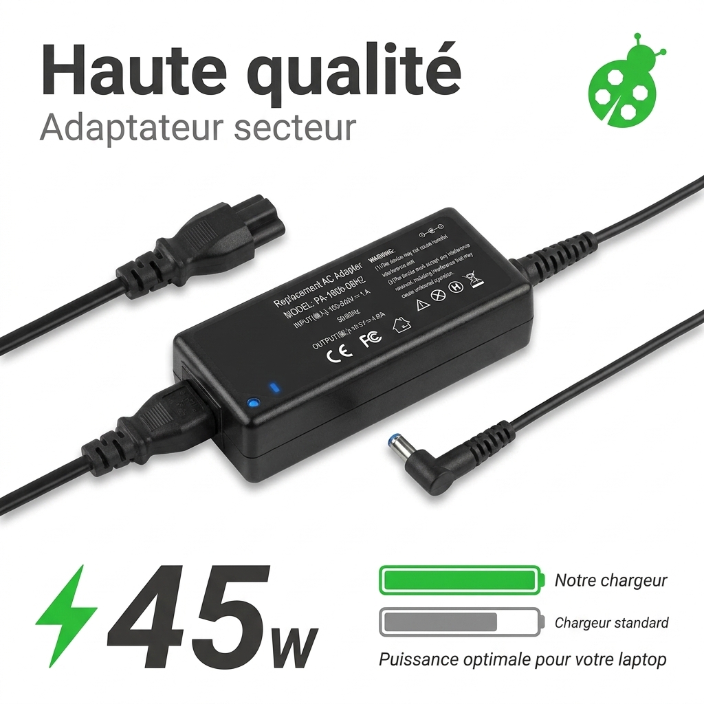 Cargador ordenador portatil y notebook hp  pavilion 14 ce0006nf