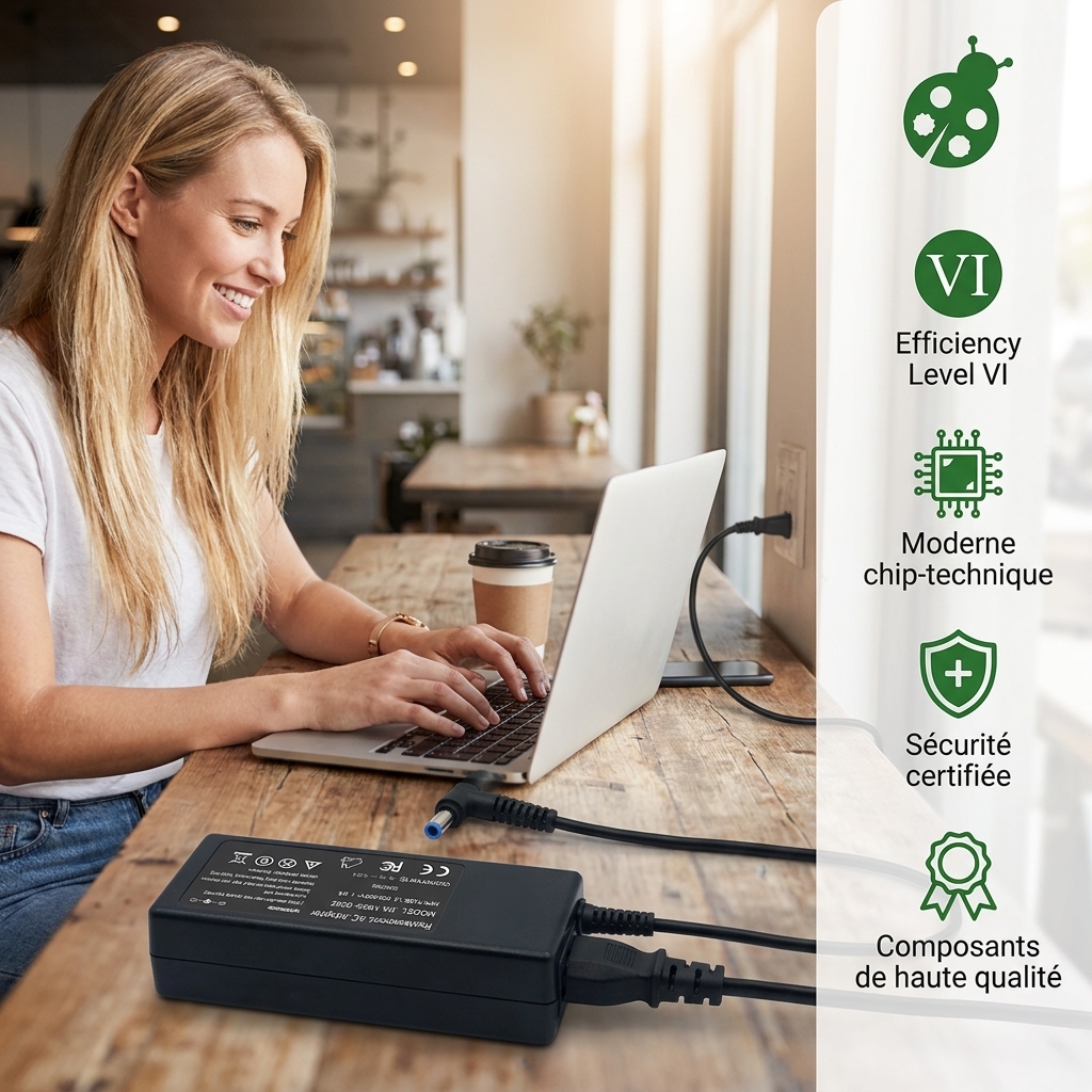 Cargador ordenador portatil y notebook hp  pavilion 15 bc301nf