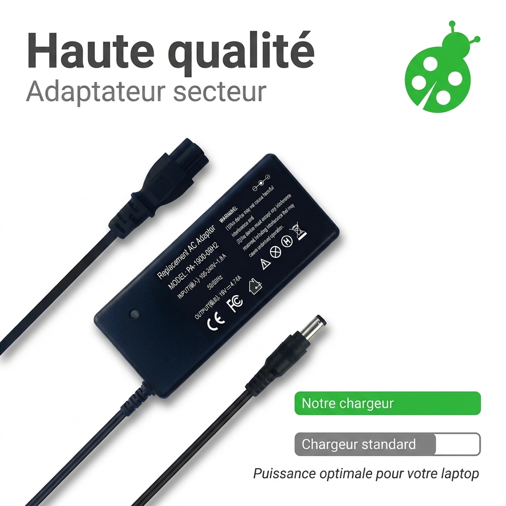 Cargador ordenador portatil y notebook ldlc aurore pm5