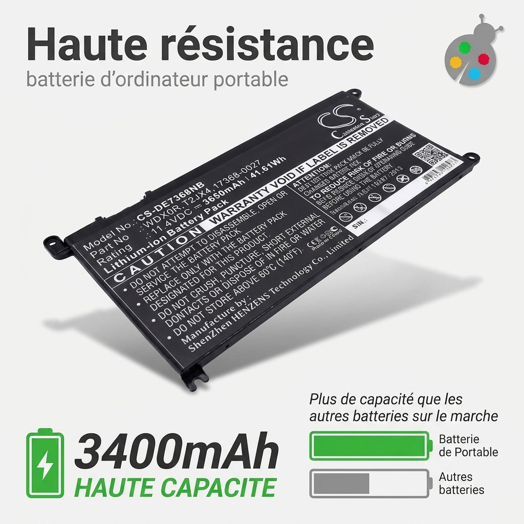 Batería para dell inspiron 13 5378