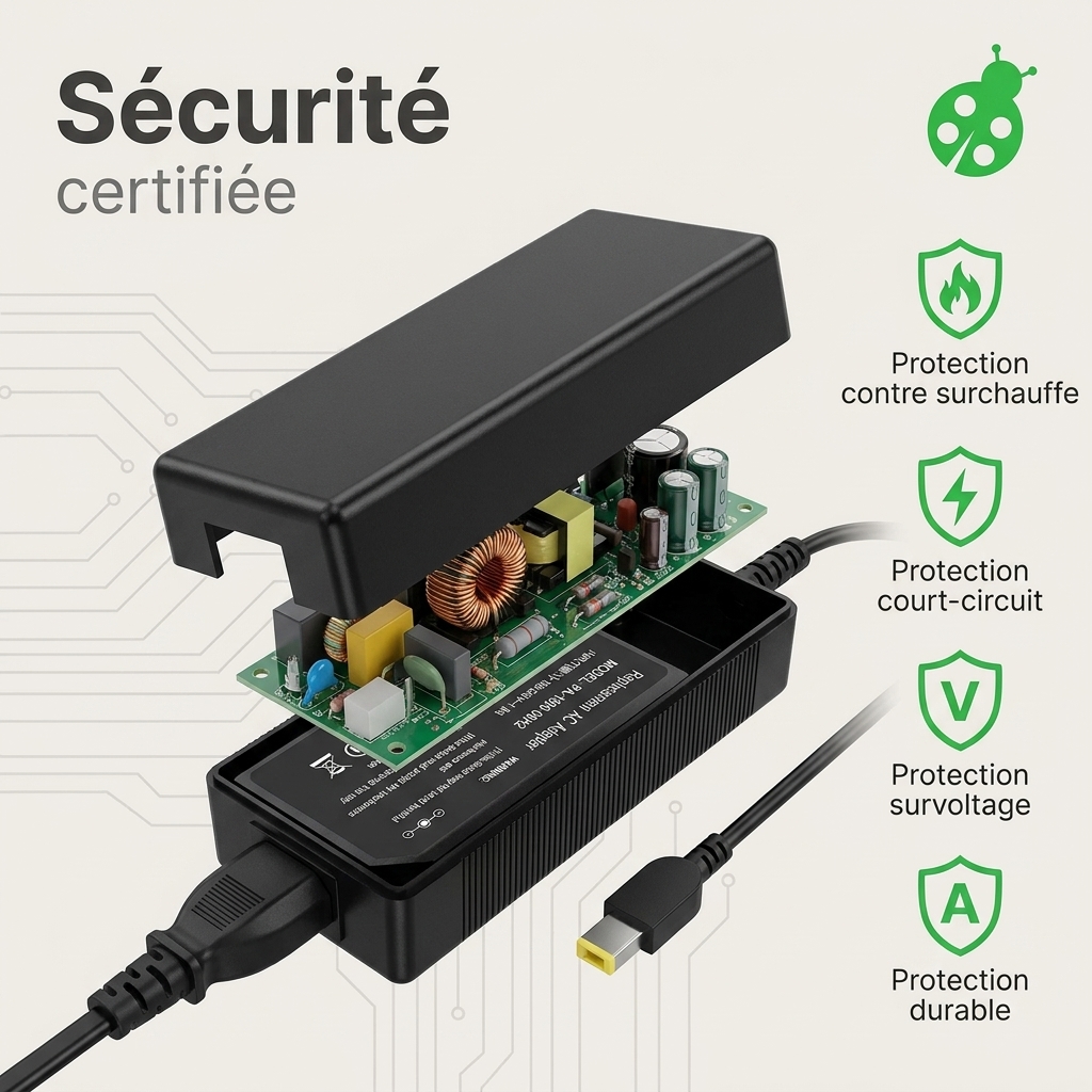 Cargador ordenador portatil y notebook lenovo thinkpad t460s 20f90054