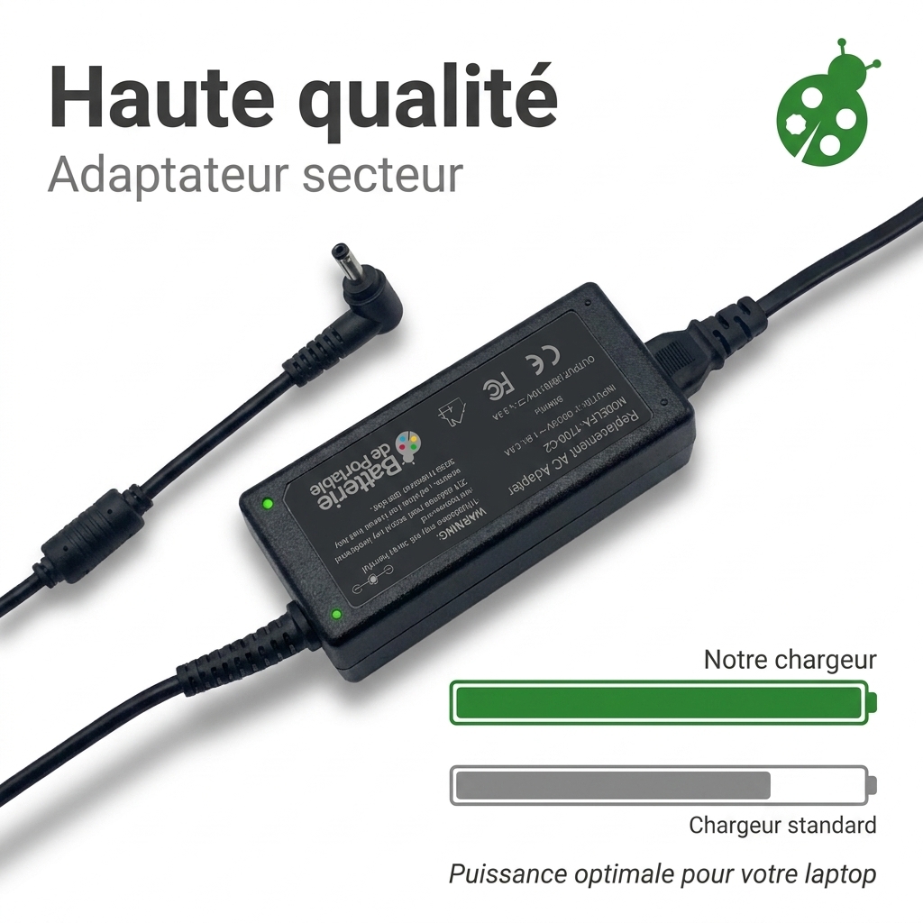 Cargador ordenador portatil y notebook medion akoya e1231t