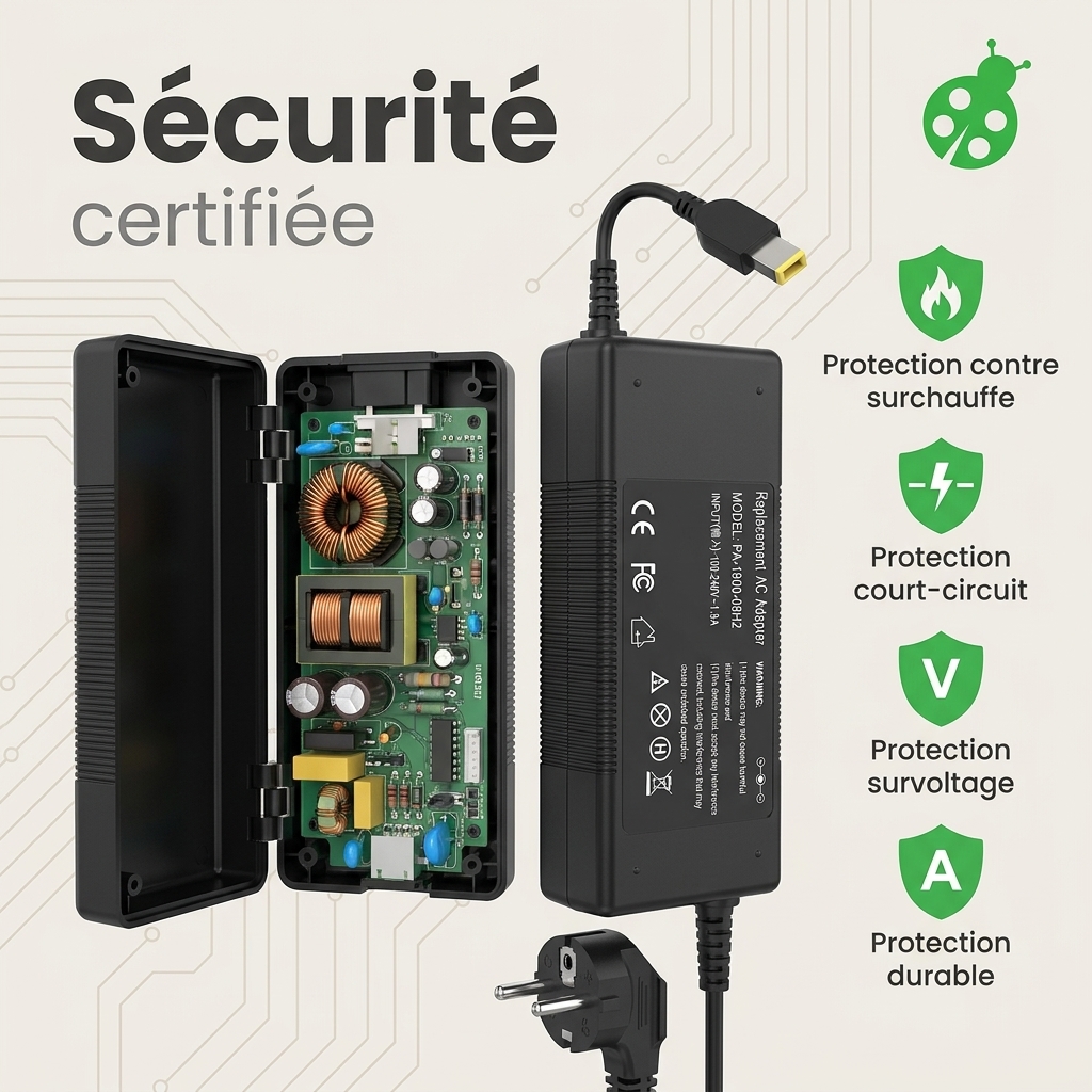 Cargador ordenador portatil y notebook lenovo thinkpad edge e540