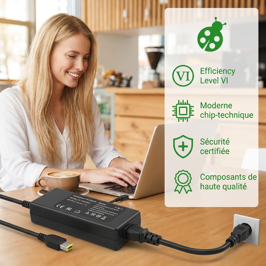Cargador ordenador portatil y notebook lenovo y50 70
