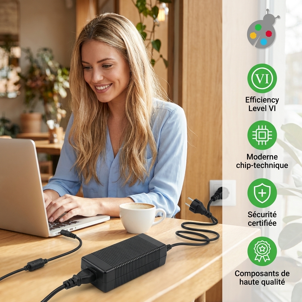 Cargador ordenador portatil y notebook ordissimo lucie 2