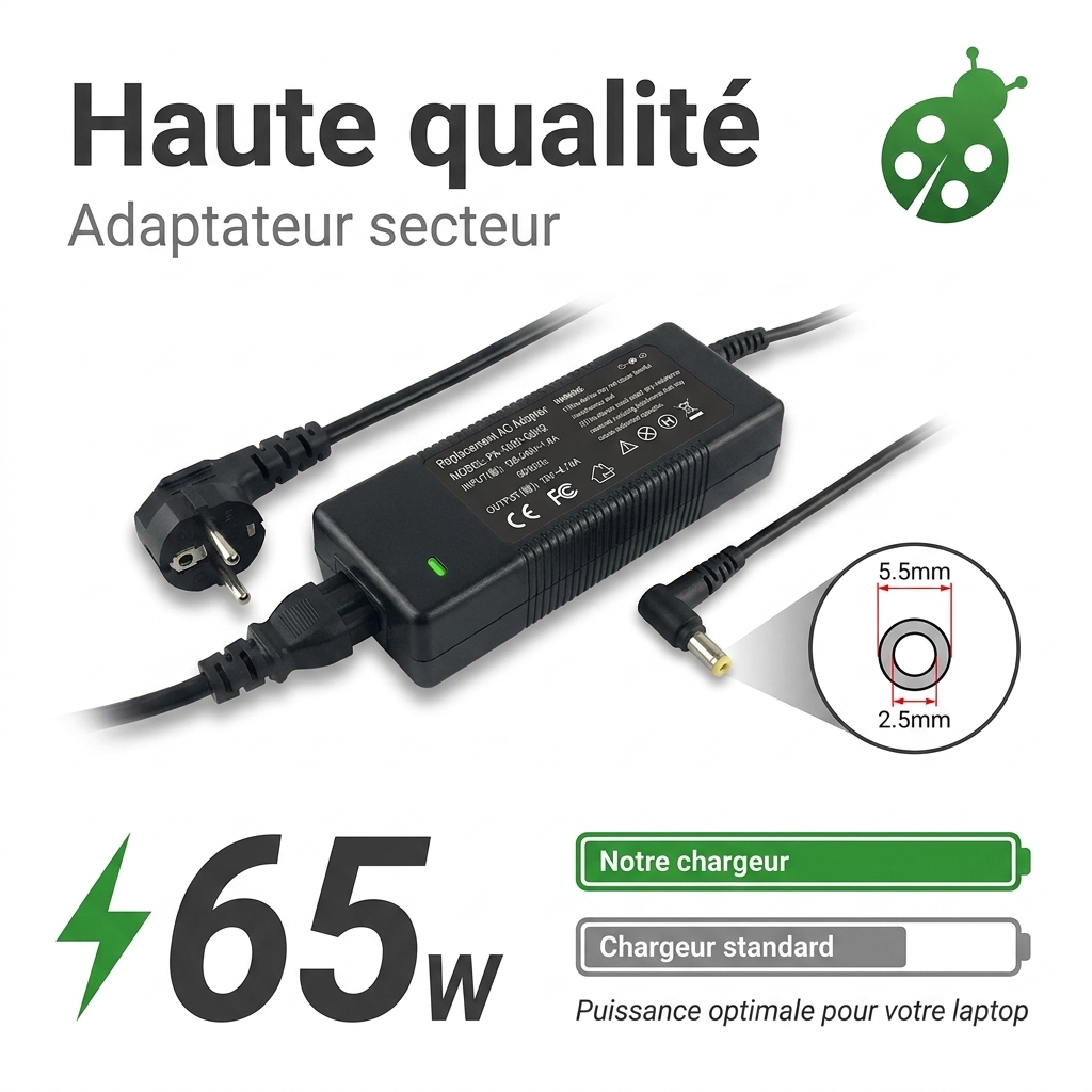 Cargador ordenador portatil y notebook acer aspire 3 a315 23 r7c5ath